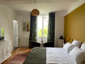 B&B / Chambres d'hotes Clos des Oliviers : Chambre Double - Vue sur Jardin