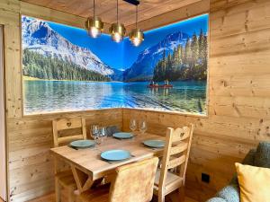 Appartement rénové 2 chambres vue pistes parking privatif