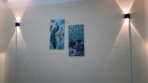 شاليه للعائلات غرفة وريسيبشن بمنتجع ريتال فيو الساحل الشمالى