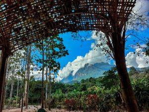 Traditional Lanna house near hot spring