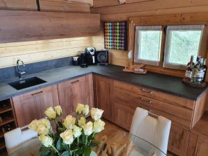 Chalets La Mazzonette - 4* chalet in de natuur met hottub : photos des chambres