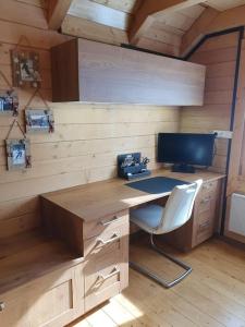 Chalets La Mazzonette - 4* chalet in de natuur met hottub : photos des chambres