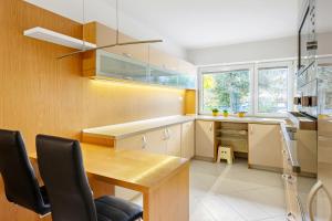 Family apartment with garden view