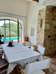 Villas Mas, clim, piscine chauffee, vue, proche Uzes : photos des chambres