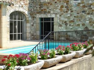 Villas Mas, clim, piscine chauffee, vue, proche Uzes : photos des chambres