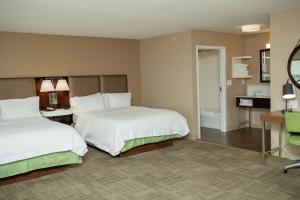 Queen Studio Suite with Two Queen Beds and Sofa Bed - Non-Smoking room in Hampton Inn Commerce/Novi