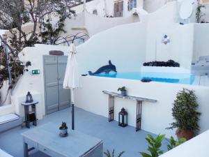 Superior Villa with Private Pool  room in Timedrops Santorini Villas