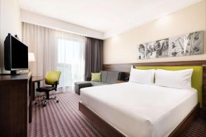 Queen Room with Sofa Bed room in Hampton by Hilton Krakow