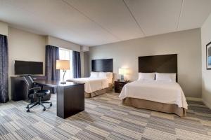 Queen Studio Suite with Two Queen Beds - Non-Smoking room in Hampton Inn & Suites Greenville Airport