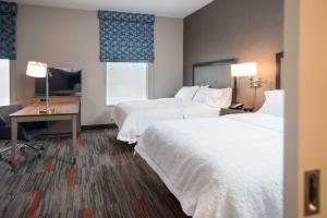 Queen Studio Suite with Two Queen Beds - Non-Smoking room in Hampton Inn and Suites at Wisconsin Dells Lake Delton