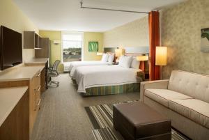 Queen Studio with Two Queen Beds - Non-Smoking room in Home2 Suites By Hilton Mishawaka South Bend