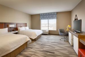 Queen Room with Two Queen Beds - Mobility Access/Non-Smoking room in Hampton Inn & Suites Rexburg