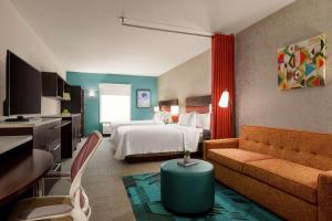 Queen Studio with Two Queen Beds - Non-Smoking room in Home2 Suites By Hilton San Antonio North Stone Oak