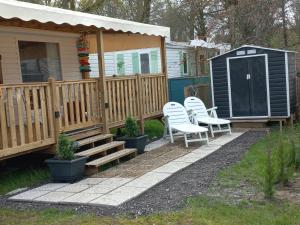 Campings MOBIL HOME climatise 2ch 5 pers Camping 4 etoiles Lac Mimizan Piscine chauffee : Mobile Home