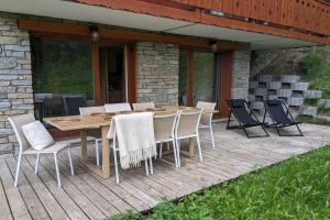 Maisons de vacances Beautiful wooden chalet in La Plagne : photos des chambres