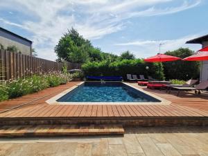Maisons de vacances Lege Cap-Ferret : Maison avec piscine : photos des chambres