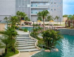 Aqualand Resort Apto 2 quartos Frente Mar ate 6 pessoas