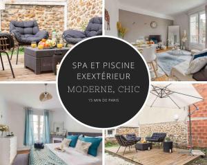 Appartements Jacuzzi exterieur a 15 min de Paris* : photos des chambres