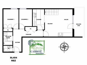 Duplex 8 Pers centre des Carroz (SL404)