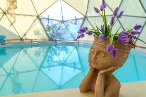 פשוט מים. יחידה קסומה עם נוף מרהיב ובריכה מחוממת - Sha'al