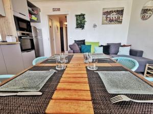 T2 au calme-vue mer et baie de Collioure-Garage