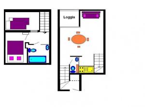 Duplex 6 personnes, VARS LES CLAUX, Skis aux pieds