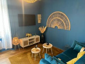 Appartements *Le Blue Rock* T2 centre historique de Bergerac : photos des chambres