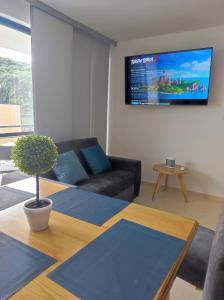 Moderno y confortable apartasol cerca al parque del café!