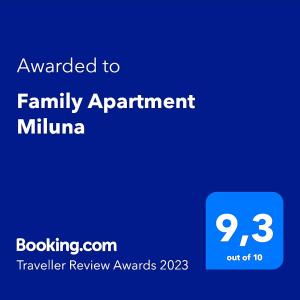 Family Apartment Miluna