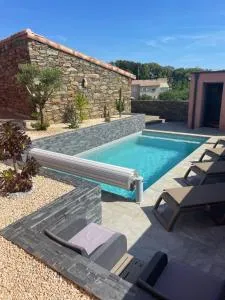 La Bergerie Furiani avec piscine privée Residence Digoune - 菲里亚尼