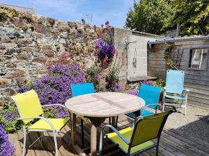 Maison de charme au Vivier-sur-Mer avec terrasse privée