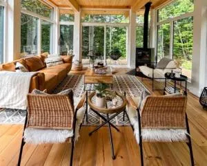 trähus tremblant - La Conception