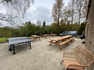 Maisons de vacances Moulin du Gast 35pers SPA Billard Baby-foot : photos des chambres