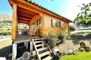 Chalets Bright chalet with garden and gulf view : photos des chambres