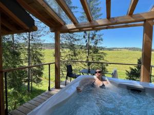 Chalets Les Ecrins du Val de Mouthe, JURA : photos des chambres