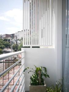 Design Studio Apartment with balcony and view in central and quiet area