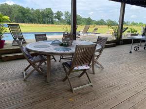 Maisons de vacances Maison familiale a la campagne avec piscine privee : photos des chambres