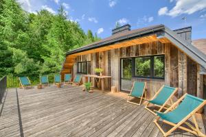 Chabrowo Retreat - dom 220m2 nad jeziorem Klimkówka, Beskid Niski