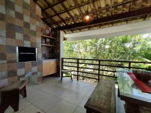 Reserva Imbassaí Apartamento 1 quarto área de churrasco Bl2202 - 迪奥戈