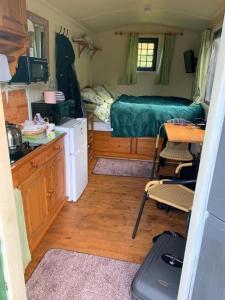 Snug & Secluded Lakeside Shepherds Hut Carp