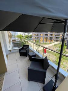 Appartements Superbe T2 proche de la Gare RER TGV Massy Palaiseau : photos des chambres