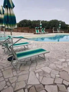 agriturismo gli olivastri -appartamento bel vedere con piscina ,solarium e vista mare,climatizzatore ,wifi - Caldosa