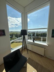 Modern and spacious 4 bedroom house, with spectacular view over Reykjavik.