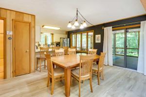 Woodsy Big Bass Lake Hideaway w Fire Pit + Deck!