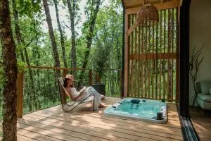 Wabi sabi lodge - spa&sauna privatif - forêt - Cressensac