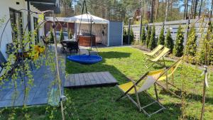 Dom na Wczasowej Kaszuby z balią z jacuzzi i sauną