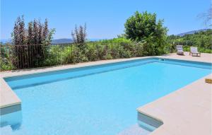 Maisons de vacances Amazing Home In Mercuer With Outdoor Swimming Pool, Wifi And 1 Bedrooms : Maison de Vacances 1 Chambre