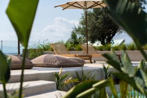 Bungalows at Almiros Beach