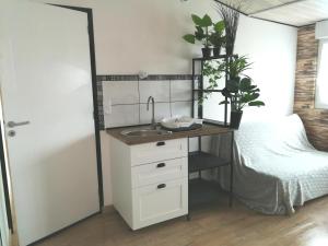 Appartements appartement 2 pers (1er etage) avec jardin 25km NANTES ou PORNIC : photos des chambres