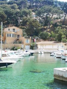 Appartements Gite de charme independant bord de mer calanque / Charming villa, seaside of the blue coast : photos des chambres